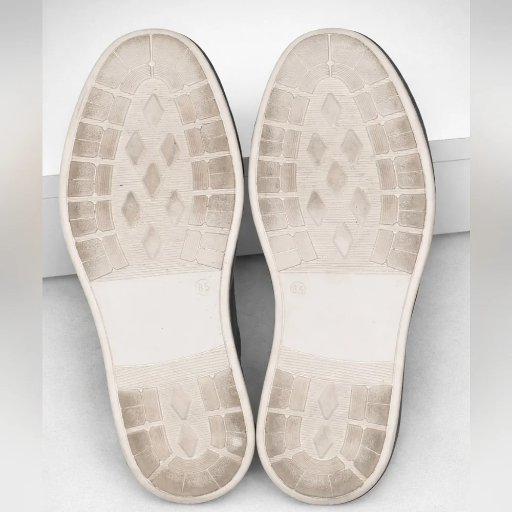 Franco Fortini Conner men's slip-on moc toe suede loafers grey Size 8.5